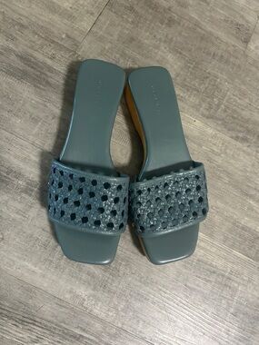 Tory Burch Weave Clog Sandals Size 8.5